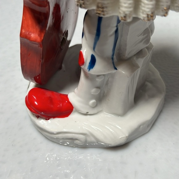 Vintage Ceramic Hand Painted Clown Figurine - Picture 7 of 8